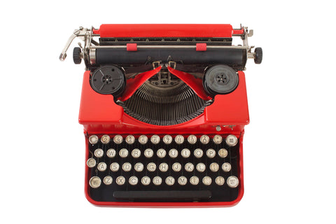 Rejuvenated Royal Typewriter  - Vintage -1920s - Working  - Manual - Portable - Glass Keys