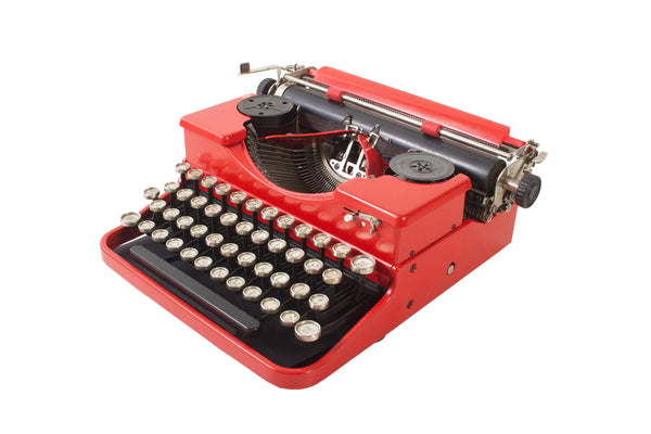 Rejuvenated Royal Typewriter  - Vintage -1920s - Working  - Manual - Portable - Glass Keys